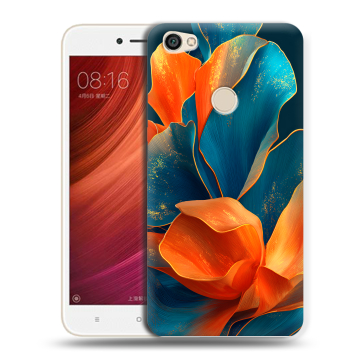 Силиконовый чехол на Xiaomi RedMi Note 5A Pro с принтом Цветы