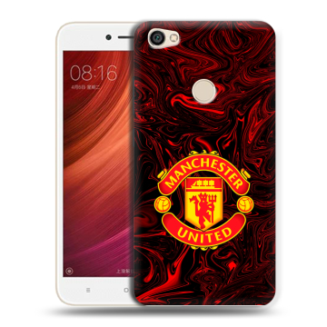 Силиконовый чехол на Xiaomi RedMi Note 5A Pro с принтом Manchester United