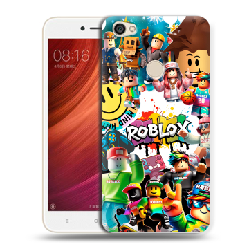Силиконовый чехол на Xiaomi RedMi Note 5A Pro с принтом Roblox Роблокс