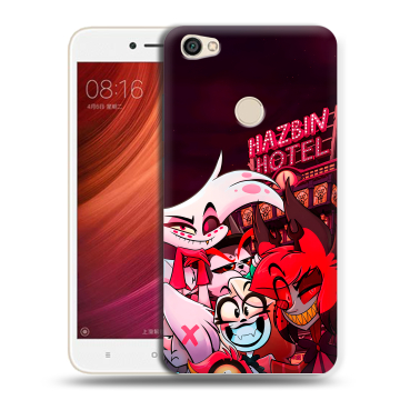 Силиконовый чехол на Xiaomi RedMi Note 5A Pro с принтом Hazbin Hotel Отель Хазбин Силиконовый чехол на Xiaomi RedMi Note 5A Pro с принтом Hazbin Hotel Отель Хазбин