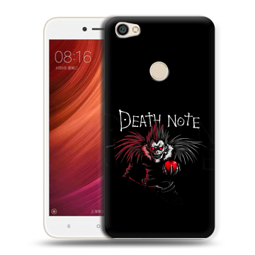 Силиконовый чехол на Xiaomi RedMi Note 5A Pro с принтом Death note Тетрадь смерти