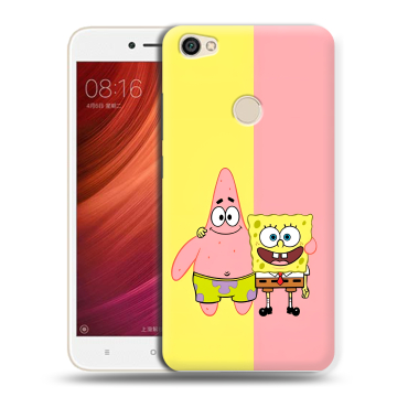 Силиконовый чехол на Xiaomi RedMi Note 5A Pro с принтом Спанч боб Спанчбоб Силиконовый чехол на Xiaomi RedMi Note 5A Pro с принтом Спанч боб Спанчбоб