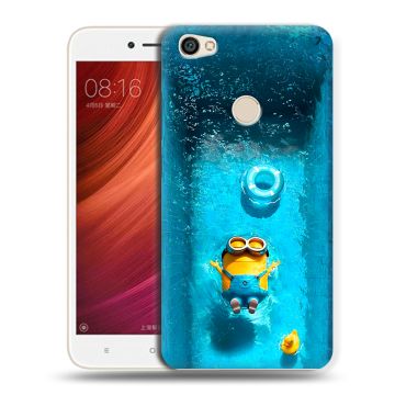 Силиконовый чехол на Xiaomi RedMi Note 5A Pro с принтом Миньоны