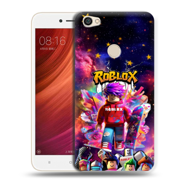 Силиконовый чехол на Xiaomi RedMi Note 5A Pro с принтом Roblox Роблокс