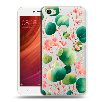 Силиконовый чехол на Xiaomi RedMi Note 5A Pro с принтом женский