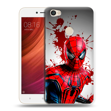 Силиконовый чехол на Xiaomi RedMi Note 5A Pro с принтом Spiderman Человек паук Силиконовый чехол на Xiaomi RedMi Note 5A Pro с принтом Spiderman Человек паук