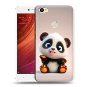Силиконовый чехол на Xiaomi RedMi Note 5A Pro с принтом милая панда Силиконовый чехол на Xiaomi RedMi Note 5A Pro с принтом милая панда