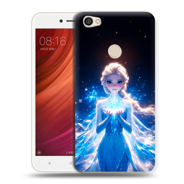 Силиконовый чехол на Xiaomi RedMi Note 5A Pro с принтом Холодное сердце Frozen Силиконовый чехол на Xiaomi RedMi Note 5A Pro с принтом Холодное сердце Frozen