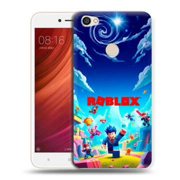 Силиконовый чехол на Xiaomi RedMi Note 5A Pro с принтом Roblox Роблокс