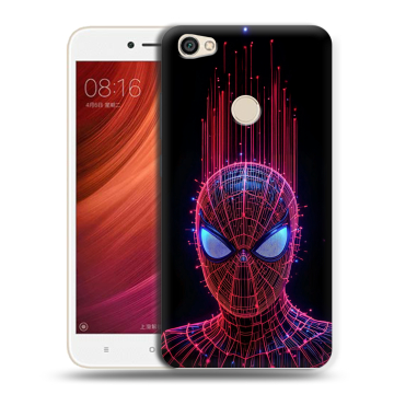 Силиконовый чехол на Xiaomi RedMi Note 5A Pro с принтом Spiderman Человек паук Силиконовый чехол на Xiaomi RedMi Note 5A Pro с принтом Spiderman Человек паук