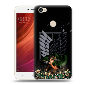 Силиконовый чехол на Xiaomi RedMi Note 5A Pro с принтом Атака титанов Силиконовый чехол на Xiaomi RedMi Note 5A Pro с принтом Атака титанов