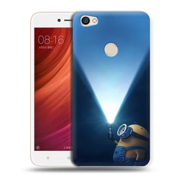 Силиконовый чехол на Xiaomi RedMi Note 5A Pro с принтом Миньоны Силиконовый чехол на Xiaomi RedMi Note 5A Pro с принтом Миньоны