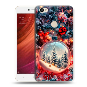 Силиконовый чехол на Xiaomi RedMi Note 5A Pro с принтом Новый год Силиконовый чехол на Xiaomi RedMi Note 5A Pro с принтом Новый год