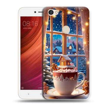 Силиконовый чехол на Xiaomi RedMi Note 5A Pro с принтом Новый год Силиконовый чехол на Xiaomi RedMi Note 5A Pro с принтом Новый год