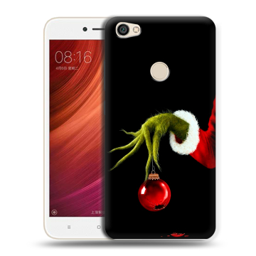Силиконовый чехол на Xiaomi RedMi Note 5A Pro с принтом Новый год Гринч Силиконовый чехол на Xiaomi RedMi Note 5A Pro с принтом Новый год Гринч