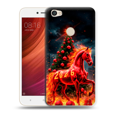Силиконовый чехол на Xiaomi RedMi Note 5A Pro с принтом Новый год Силиконовый чехол на Xiaomi RedMi Note 5A Pro с принтом Новый год