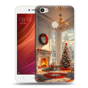 Силиконовый чехол на Xiaomi RedMi Note 5A Pro с принтом Новый год Силиконовый чехол на Xiaomi RedMi Note 5A Pro с принтом Новый год