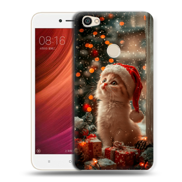 Силиконовый чехол на Xiaomi RedMi Note 5A Pro с принтом Новый год Силиконовый чехол на Xiaomi RedMi Note 5A Pro с принтом Новый год