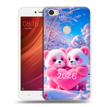 Силиконовый чехол на Xiaomi RedMi Note 5A Pro с принтом Новый год Силиконовый чехол на Xiaomi RedMi Note 5A Pro с принтом Новый год