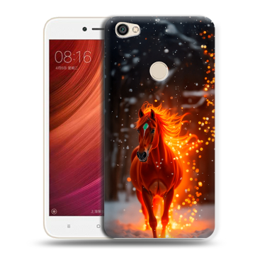Силиконовый чехол на Xiaomi RedMi Note 5A Pro с принтом Новый год