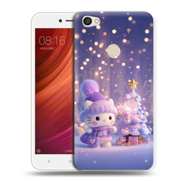 Силиконовый чехол на Xiaomi RedMi Note 5A Pro с принтом Новый год