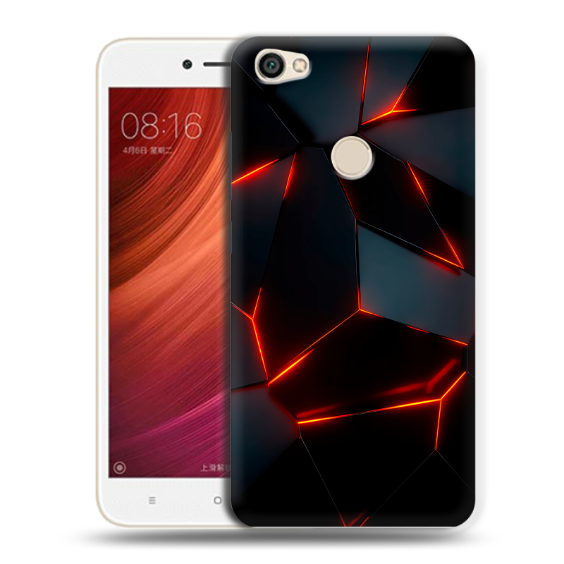 Силиконовый чехол на Xiaomi RedMi Note 5A Pro с принтом Яркие абстракции Силиконовый чехол на Xiaomi RedMi Note 5A Pro с принтом Яркие абстракции