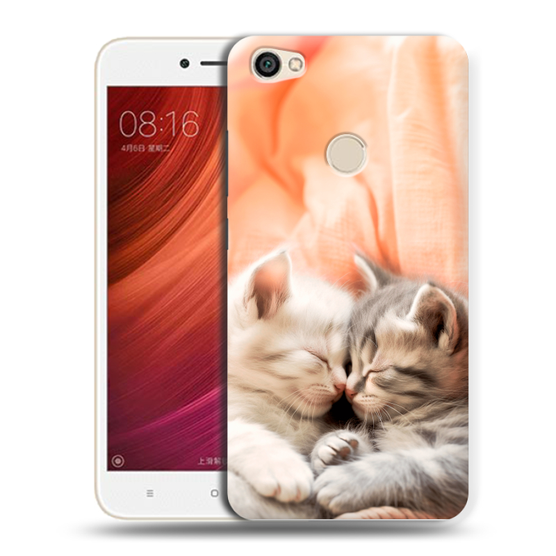 Силиконовый чехол на Xiaomi RedMi Note 5A Pro с принтом Котята Силиконовый чехол на Xiaomi RedMi Note 5A Pro с принтом Котята