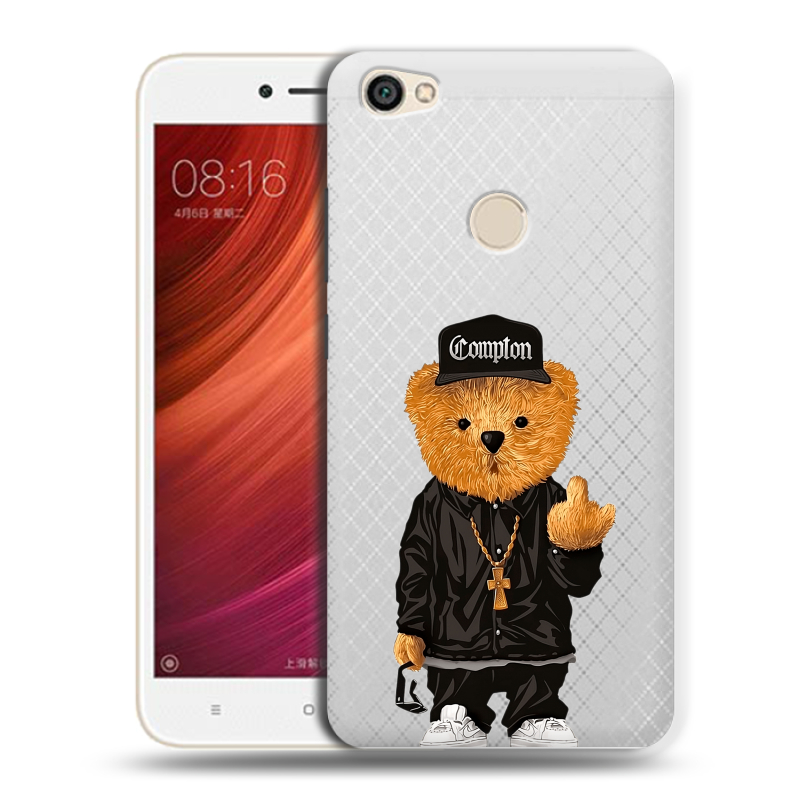 Силиконовый чехол на Xiaomi RedMi Note 5A Pro с принтом Плюшевый медведь Силиконовый чехол на Xiaomi RedMi Note 5A Pro с принтом Плюшевый медведь
