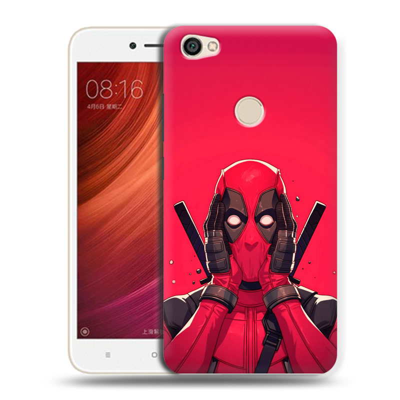Пластиковый чехол на Xiaomi RedMi Note 5A Pro с принтом Дедпул Deadpool Пластиковый чехол на Xiaomi RedMi Note 5A Pro с принтом Дедпул Deadpool
