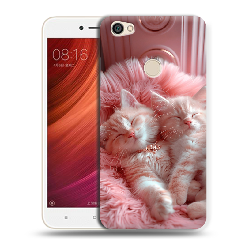 Пластиковый чехол на Xiaomi RedMi Note 5A Pro с принтом котята котики Пластиковый чехол на Xiaomi RedMi Note 5A Pro с принтом котята котики