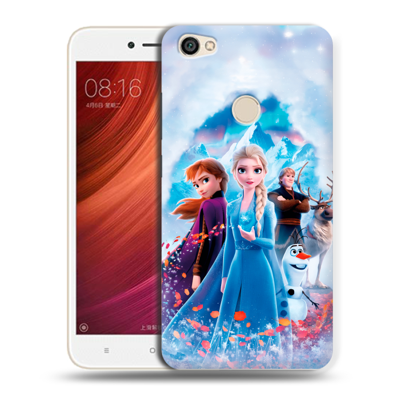 Пластиковый чехол на Xiaomi RedMi Note 5A Pro с принтом Холодное сердце Frozen Пластиковый чехол на Xiaomi RedMi Note 5A Pro с принтом Холодное сердце Frozen