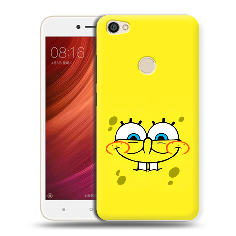 Силиконовый чехол на Xiaomi RedMi Note 5A Pro с принтом спанчбоб спанч боб Силиконовый чехол на Xiaomi RedMi Note 5A Pro с принтом спанчбоб спанч боб