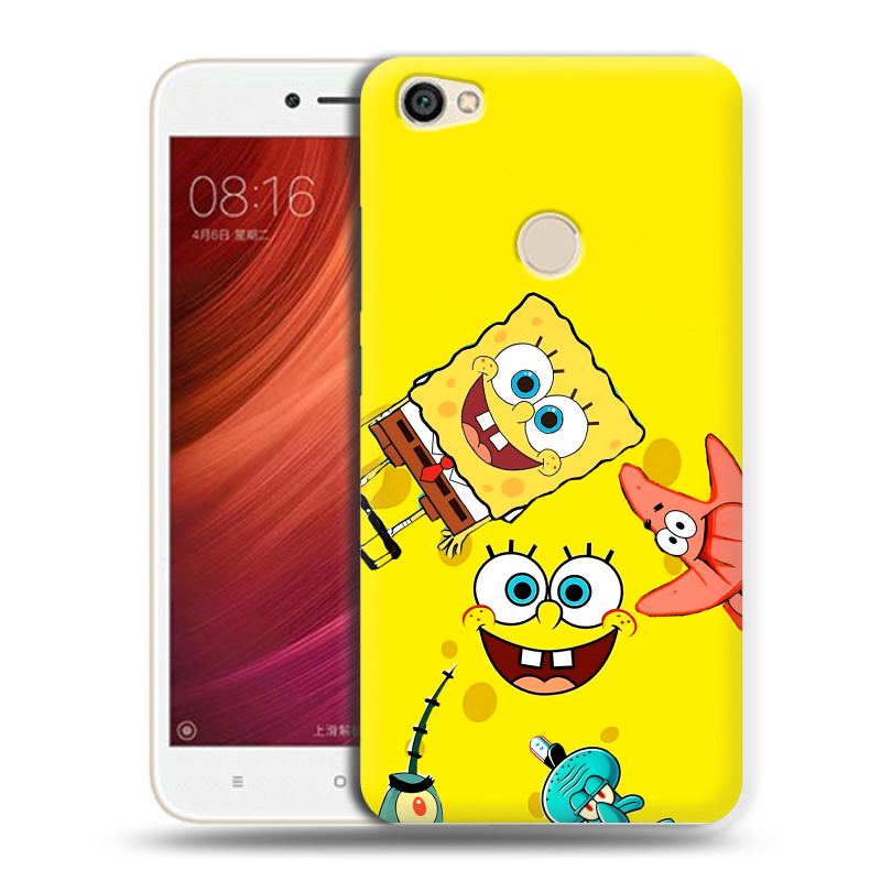Силиконовый чехол на Xiaomi RedMi Note 5A Pro с принтом Спанч боб Спанчбоб Силиконовый чехол на Xiaomi RedMi Note 5A Pro с принтом Спанч боб Спанчбоб