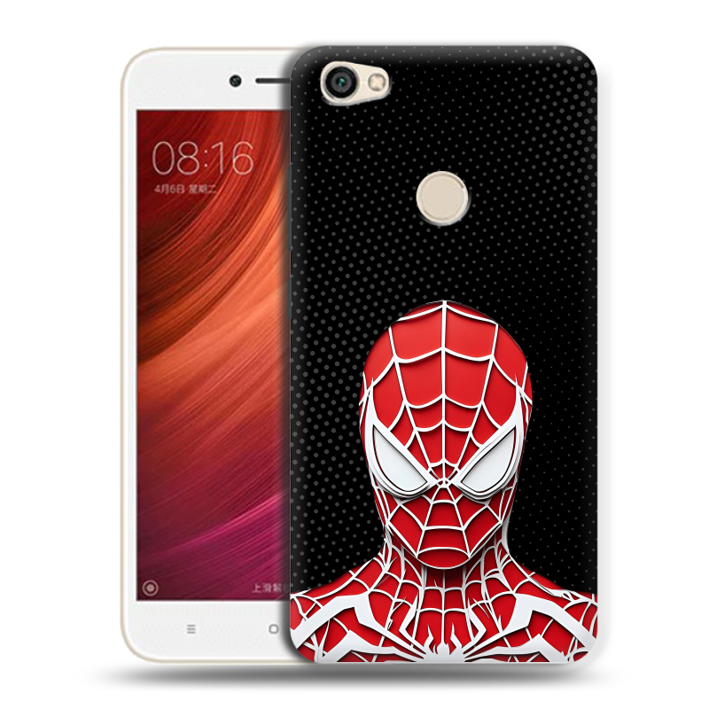 Силиконовый чехол на Xiaomi RedMi Note 5A Pro с принтом человек паук spiderman Силиконовый чехол на Xiaomi RedMi Note 5A Pro с принтом человек паук spiderman