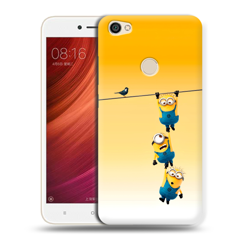 Пластиковый чехол на Xiaomi RedMi Note 5A Pro с принтом Миньоны Пластиковый чехол на Xiaomi RedMi Note 5A Pro с принтом Миньоны