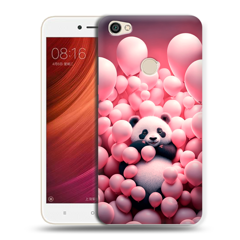 Силиконовый чехол на Xiaomi RedMi Note 5A Pro с принтом Панда Силиконовый чехол на Xiaomi RedMi Note 5A Pro с принтом Панда