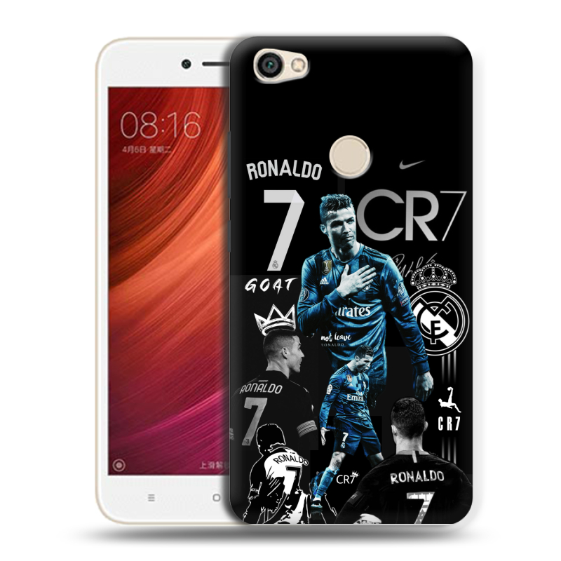 Пластиковый чехол на Xiaomi RedMi Note 5A Pro с принтом Реал Роналдо Пластиковый чехол на Xiaomi RedMi Note 5A Pro с принтом Реал Роналдо
