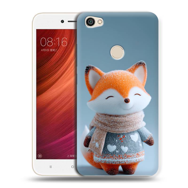 Силиконовый чехол на Xiaomi RedMi Note 5A Pro с принтом Лиса Силиконовый чехол на Xiaomi RedMi Note 5A Pro с принтом Лиса