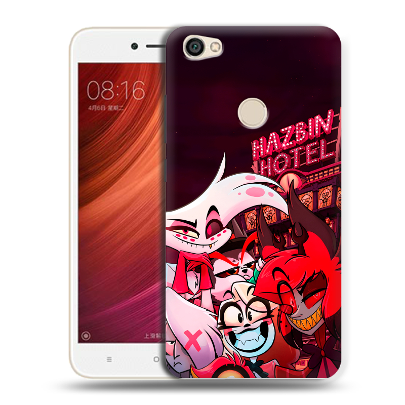 Силиконовый чехол на Xiaomi RedMi Note 5A Pro с принтом Hazbin Hotel Отель Хазбин Силиконовый чехол на Xiaomi RedMi Note 5A Pro с принтом Hazbin Hotel Отель Хазбин