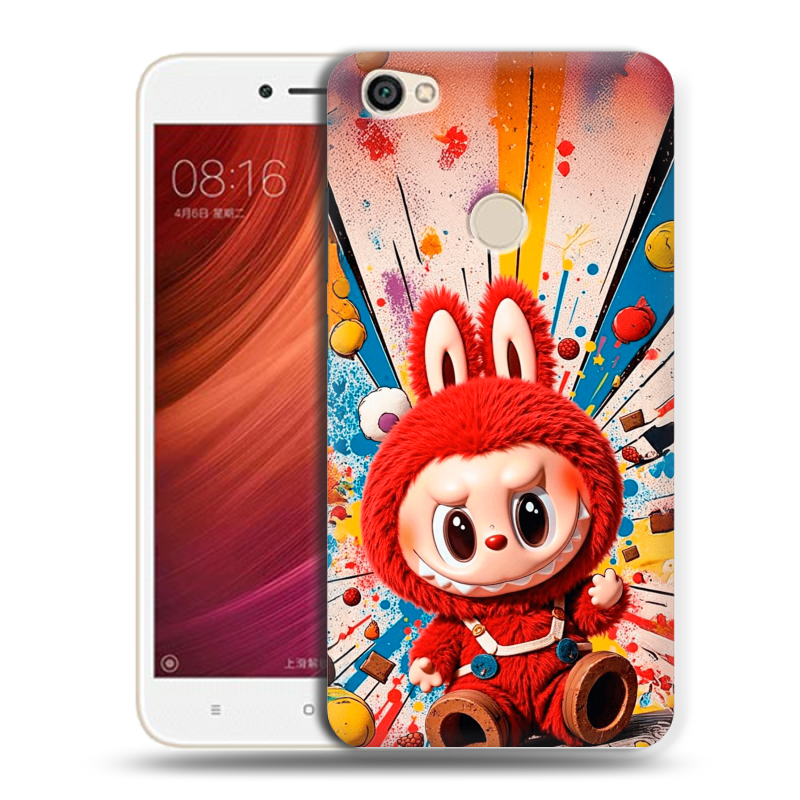 Силиконовый чехол на Xiaomi RedMi Note 5A Pro с принтом Labubu Лабубу Силиконовый чехол на Xiaomi RedMi Note 5A Pro с принтом Labubu Лабубу