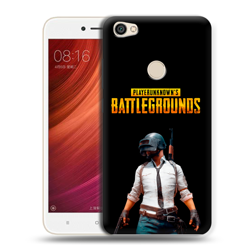 Пластиковый чехол на Xiaomi RedMi Note 5A Pro с принтом PUGB ПАГБ Пластиковый чехол на Xiaomi RedMi Note 5A Pro с принтом PUGB ПАГБ