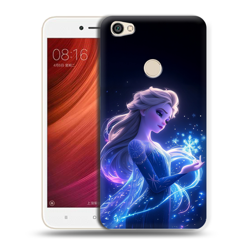 Силиконовый чехол на Xiaomi RedMi Note 5A Pro с принтом Холодное сердце Frozen Силиконовый чехол на Xiaomi RedMi Note 5A Pro с принтом Холодное сердце Frozen