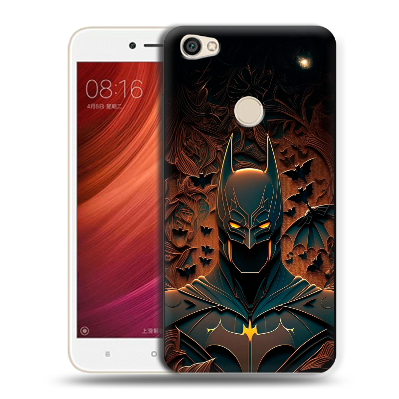 Силиконовый чехол на Xiaomi RedMi Note 5A Pro с принтом Batman Бэтмен Силиконовый чехол на Xiaomi RedMi Note 5A Pro с принтом Batman Бэтмен