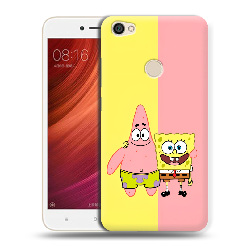 Силиконовый чехол на Xiaomi RedMi Note 5A Pro с принтом Спанч боб Спанчбоб Силиконовый чехол на Xiaomi RedMi Note 5A Pro с принтом Спанч боб Спанчбоб