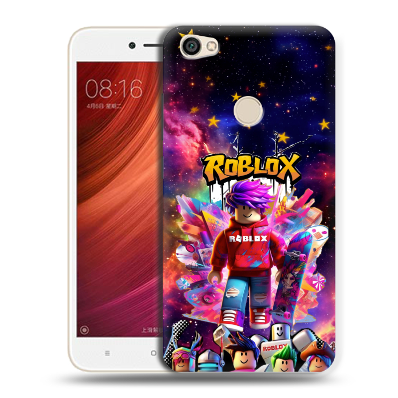 Силиконовый чехол на Xiaomi RedMi Note 5A Pro с принтом Roblox Роблокс Силиконовый чехол на Xiaomi RedMi Note 5A Pro с принтом Roblox Роблокс