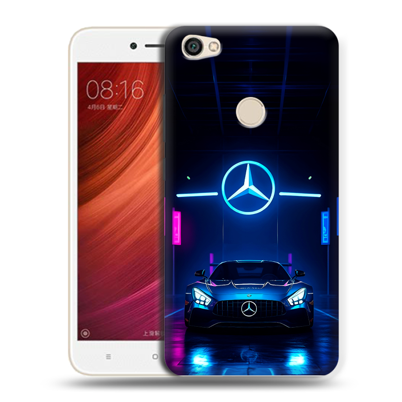 Силиконовый чехол на Xiaomi RedMi Note 5A Pro с принтом Mercedes Мерседес Силиконовый чехол на Xiaomi RedMi Note 5A Pro с принтом Mercedes Мерседес