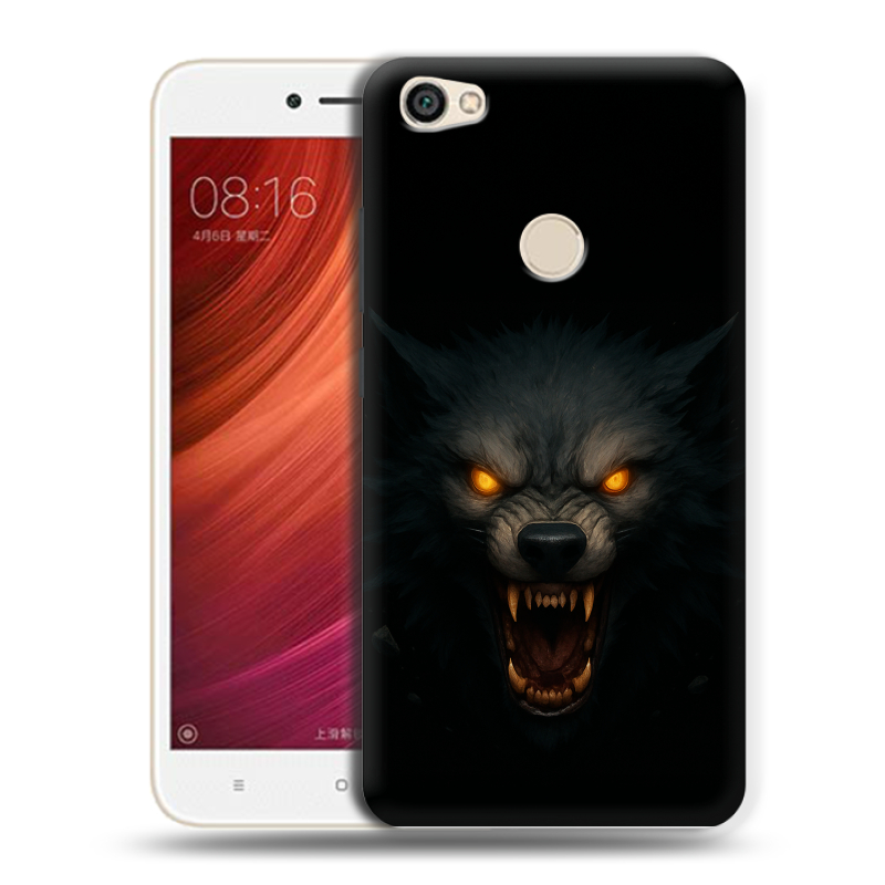 Силиконовый чехол на Xiaomi RedMi Note 5A Pro с принтом Волк Силиконовый чехол на Xiaomi RedMi Note 5A Pro с принтом Волк