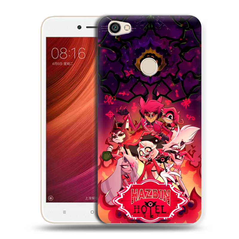 Пластиковый чехол на Xiaomi RedMi Note 5A Pro с принтом Hazbin Hotel Отель Хазбин Пластиковый чехол на Xiaomi RedMi Note 5A Pro с принтом Hazbin Hotel Отель Хазбин