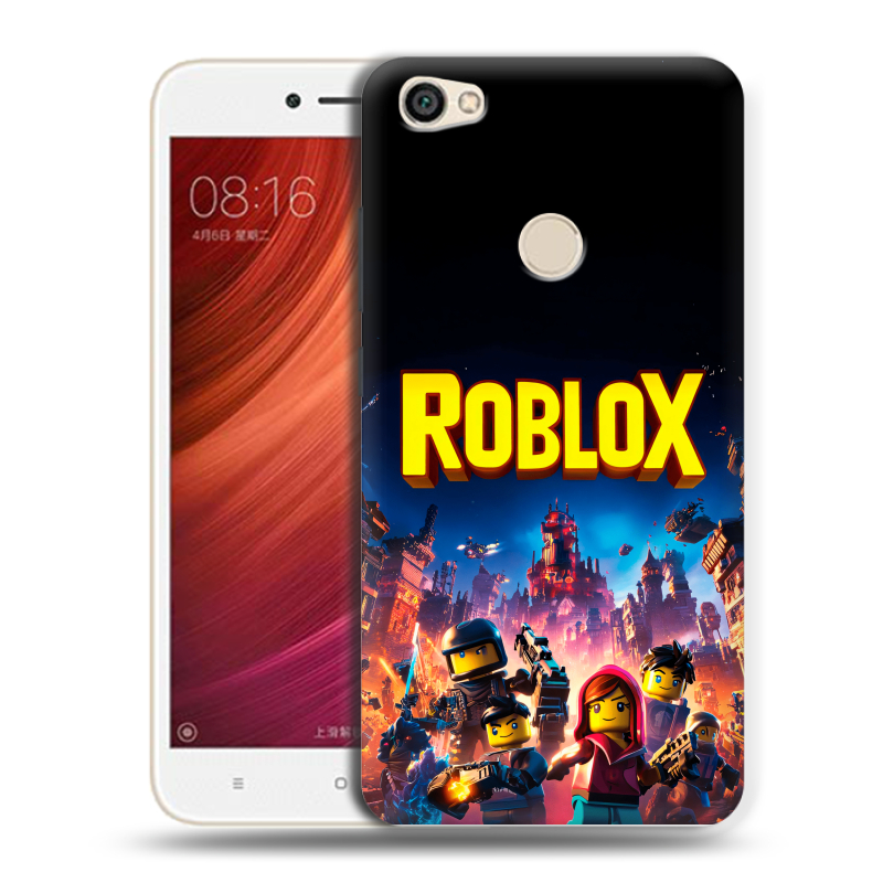 Силиконовый чехол на Xiaomi RedMi Note 5A Pro с принтом Roblox Роблокс Силиконовый чехол на Xiaomi RedMi Note 5A Pro с принтом Roblox Роблокс