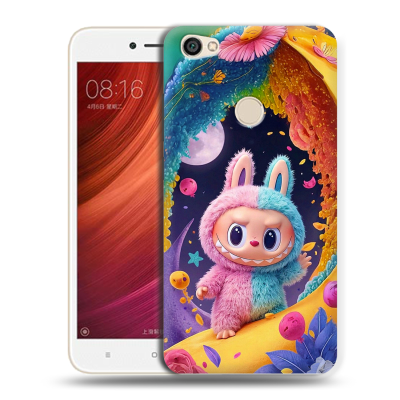 Силиконовый чехол на Xiaomi RedMi Note 5A Pro с принтом Labubu Лабубу Силиконовый чехол на Xiaomi RedMi Note 5A Pro с принтом Labubu Лабубу